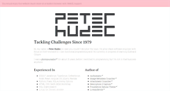 Desktop Screenshot of peterhudec.com